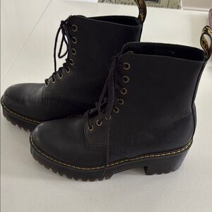 Dr. Marten’s Black 1460 Lace-Up Ankle Boots